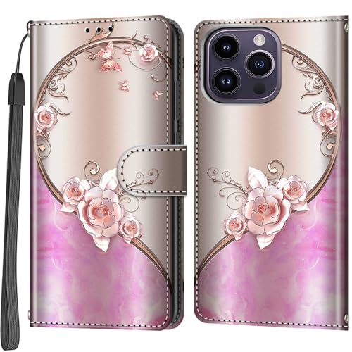 Handyhülle für iPhone 14 Pro Max Hülle, Magnetische Stoßfeste Schutzhülle mit Standfunktion Kartenfächern Hülle Kompatibel iPhone 14 Pro Max Handyhülle für iPhone 14 Pro Max Hülle, Magnetische Stoßfeste Schutzhülle mit Standfunktion Kartenfächern Hülle Kompatibel iPhone 14 Pro Max von Salanheo