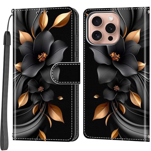 Salanheo Handyhülle für iPhone 16 Pro Hülle, Magnetische Stoßfeste Schutzhülle mit Standfunktion Kartenfächern Klapphülle Kompatibel iPhone 16 Pro Salanheo Handyhülle für iPhone 16 Pro Hülle, Magnetische Stoßfeste Schutzhülle mit Standfunktion Kartenfächern Klapphülle Kompatibel iPhone 16 Pro von Salanheo