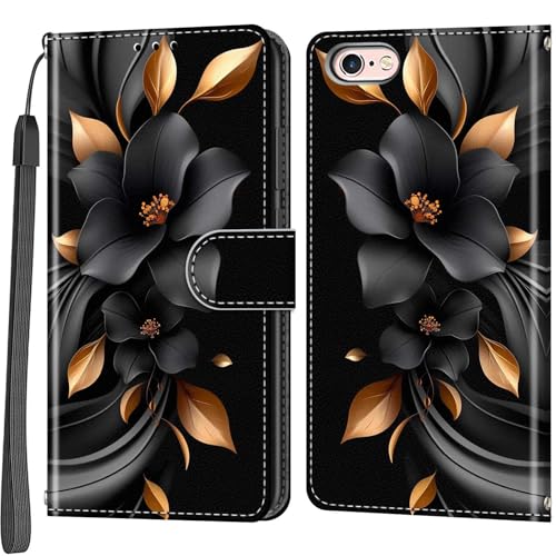 Salanheo iPhone 6/6s Case, Blumig, Klapphülle, Magnetisch, Faltbar, Glänzend, Kunstleder, Kompatibel mit iPhone 6/6s Salanheo iPhone 6/6s Case, Blumig, Klapphülle, Magnetisch, Faltbar, Glänzend, Kunstleder, Kompatibel mit iPhone 6/6s von Salanheo