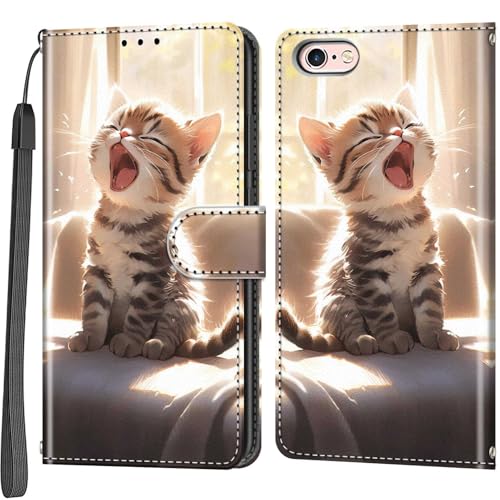 Handyhülle für iPhone 6 / 6s Hülle, Leder Stoßfeste Schutzhülle Klapphülle Handytasche Kompatibel iPhone 6 / iPhone 6s Handyhülle für iPhone 6 / 6s Hülle, Leder Stoßfeste Schutzhülle Klapphülle Handytasche Kompatibel iPhone 6 / iPhone 6s von Salanheo