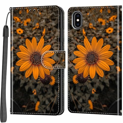 Handyhülle für iPhone X/XS Hülle, mit Standfunktion Kartenfächern Stoßfeste Schutzhülle Klapphülle Handytasche Kompatibel iPhone X/XS Handyhülle für iPhone X/XS Hülle, mit Standfunktion Kartenfächern Stoßfeste Schutzhülle Klapphülle Handytasche Kompatibel iPhone X/XS von Salanheo
