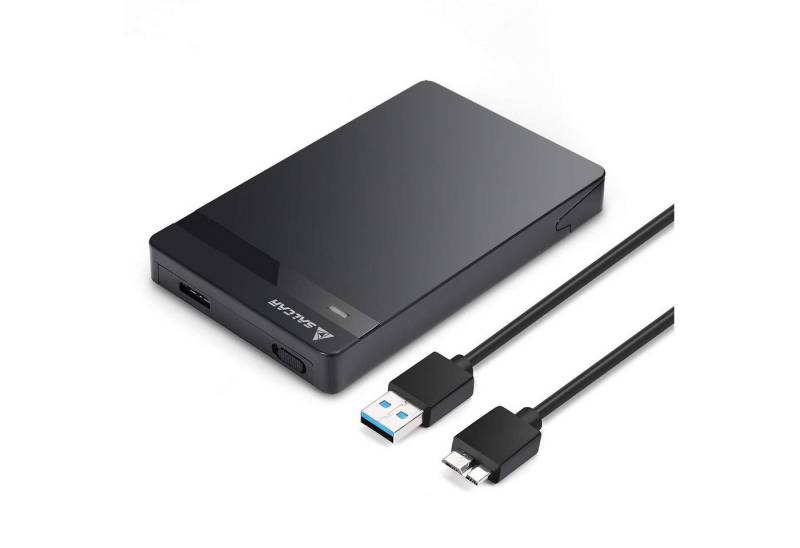 Salcar Festplatten-Gehäuse 2,5 Zoll Externes Festplattengehäuse USB 3.0 von Salcar