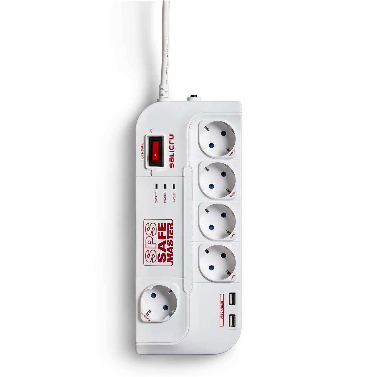 SALICRU Überspannungsschutz SPS SAFE MASTER, 5 Plugs+2xUSB SALICRU Überspannungsschutz SPS SAFE MASTER, 5 Plugs+2xUSB von Salicru