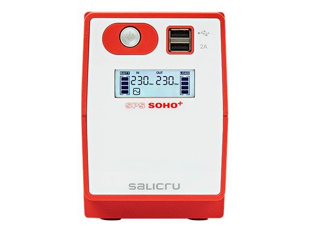 SALICRU USV SPS 850 SOHO+,Line Int,850VA/480W,USB,LCD,Shucko SALICRU USV SPS 850 SOHO+,Line Int,850VA/480W,USB,LCD,Shucko von Salicru