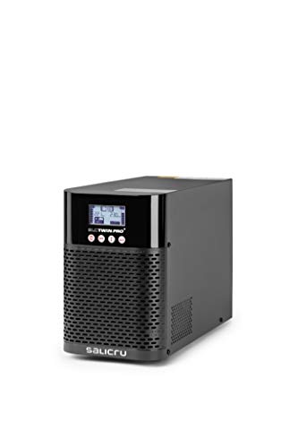 Salicru USV SLC-1000-TWIN PRO2, OnLine, Tower,900W, 4xIEC, schwarz, 1000 va von Salicru