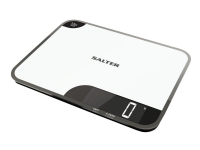 Salter 1079 WHDR, Elektronische Küchenwaage, 15 kg, 1 g, Schwarz, Weiß, Glas, Arbeitsplatte Salter 1079 WHDR, Elektronische Küchenwaage, 15 kg, 1 g, Schwarz, Weiß, Glas, Arbeitsplatte von Salter