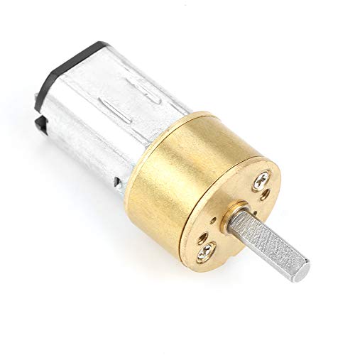 DC6V Micro Metal Getriebe 14mm N20 Staubdichtem Motor für Roboter - -Projekte - Niedriges Rauschen und Hohes Drehmoment, 600 U/Min, Verschleiß -resistentes Getriebe (6 V 60 U/min) (6 V 100 U / von Saluaqui