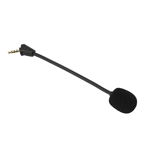 Saluaqui Abnehmbarer Spielmikrofonersatz mit 3,5 Mm Goldplattierter Stecker für Hyper X Cloud II Wireless Core Pro Silver CloudX Headsets Saluaqui Abnehmbarer Spielmikrofonersatz mit 3,5 Mm Goldplattierter Stecker für Hyper X Cloud II Wireless Core Pro Silver CloudX Headsets von Saluaqui