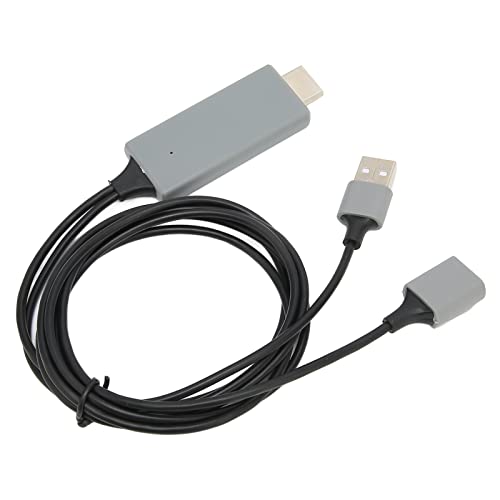 Saluaqui HDTV -Kabeladapter 1080p | HD Multimedia Interface Kabeladapter für TV, Display, Projektor | Noir Digital AV Connector | -Kompatibilität (BLACK) von Saluaqui