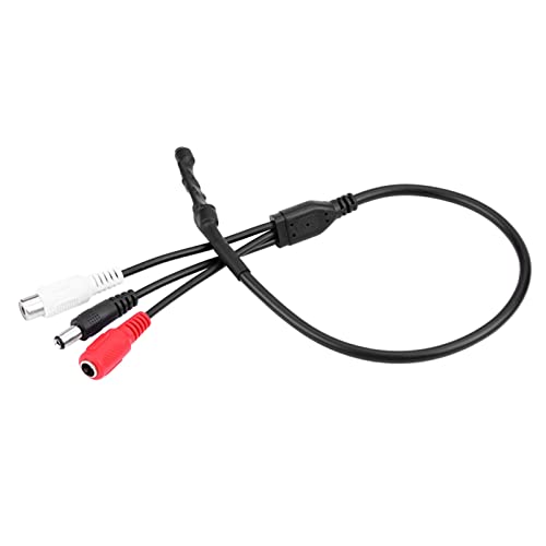 Saluaqui Hochsensitivitäts - -Mikrofon für CCTV Überwachungskameras mit Einstellbarem Pickup Kompakt Sound Erfassungsgerät für DVR und AV Systeme Saluaqui Hochsensitivitäts - -Mikrofon für CCTV Überwachungskameras mit Einstellbarem Pickup Kompakt Sound Erfassungsgerät für DVR und AV Systeme von Saluaqui