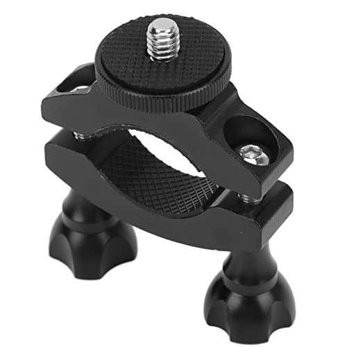 Saluaqui Vielseitiger Fahrradkamera -Clamp/Holder mit Anti -Skid Pad Design Bike Mounthalter für 1/4 in Motorradstativklemme Accessoires für Aluminium Legierungskamera Lenker 0,6 Bis 1,6 Zoll von Saluaqui