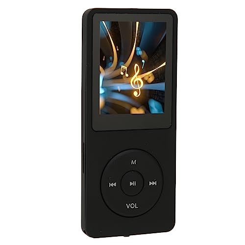 Tragbarer MP3-MP4-Player mit 1,8-Zoll-Bildschirm, 8 GB Speicher Erweiterbar auf 64 GB, 30 Stunden Wiedergabe, Multifunktions-Sportmusik-Player, Blue (Black) von Saluaqui
