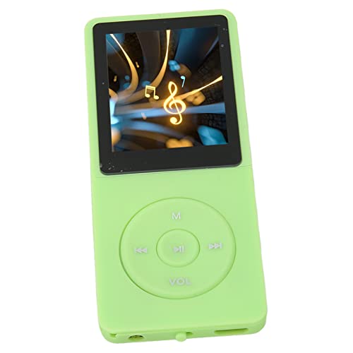 Tragbarer MP3-MP4-Player mit 1,8-Zoll-Bildschirm, 8 GB Speicher Erweiterbar auf 64 GB, 30 Stunden Wiedergabe, Multifunktions-Sportmusik-Player, Blue (Green) von Saluaqui