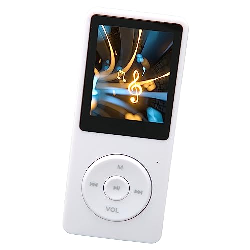 Tragbarer MP3-MP4-Player mit 1,8-Zoll-Bildschirm, 8 GB Speicher Erweiterbar auf 64 GB, 30 Stunden Wiedergabe, Multifunktions-Sportmusik-Player, Blue (White) von Saluaqui