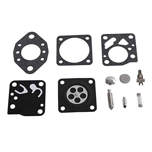 Vielseitige Kettensäge Vergaserdichtung Kit | Kompatibel mit Tilllotson RK13HU RK14HU HU -Modelle | Präzisionsanpassung für 020 024 028 | Beinhaltet Papier- und Eisenkomponenten von Saluaqui