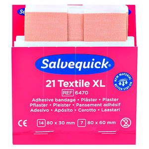 Salvequick® Pflaster Textile XL 1009470 beige, 21 St. von Salvequick®