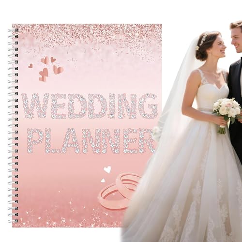 Hochzeitsbuchplaner, Hochzeitsplaner,Brautbuch für die Hochzeitsplanung - Countdown Notebook Agenda Scrapbook Ästhetik für Flitterwochen Journaling Hochzeitsbuchplaner, Hochzeitsplaner,Brautbuch für die Hochzeitsplanung - Countdown Notebook Agenda Scrapbook Ästhetik für Flitterwochen Journaling von Salyeeluly
