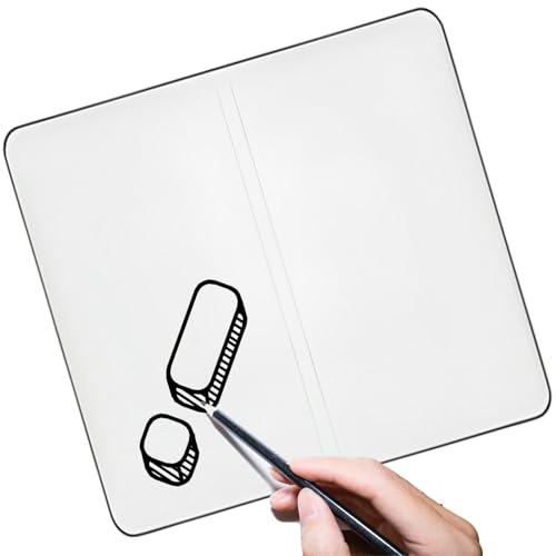 Kleines Whiteboard Trockenabwischbar, Handheld Whiteboard Mit Löschbarer Oberfläche, Multifunktionale Schreibtischausstattung Für Notizen Im Unterricht Haushalt & Büro - Ideale Tafel Für Kleines Whiteboard Trockenabwischbar, Handheld Whiteboard Mit Löschbarer Oberfläche, Multifunktionale Schreibtischausstattung Für Notizen Im Unterricht Haushalt & Büro - Ideale Tafel Für von Salyeeluly