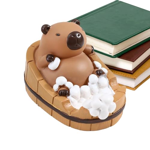 Niedliche Capybara-Handyhalterung, Cartoon-Tierfigur, Handyhalterung, exquisite multifunktionale Tischdekoration, Zubehör für Schlafzimmer, Wohnzimmer, Arbeitsplatz von Salyeeluly