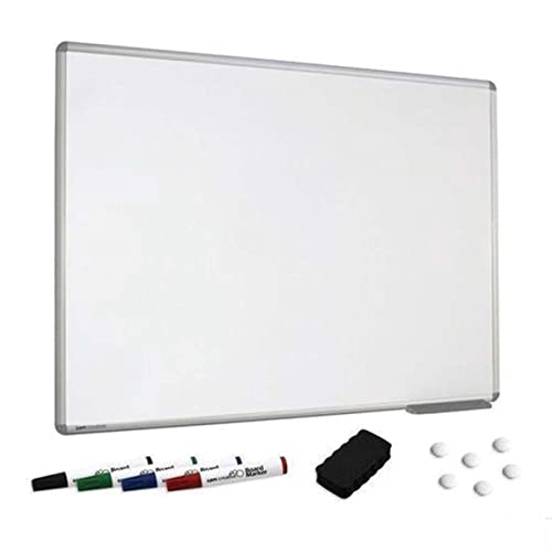 Whiteboard Classic Magnetisch Lackiert 30x45 cm mit Zubehör Starter Kit | Sam Creative Whiteboard | Magnetisches Whiteboard mit Zubehör | Whiteboard Classic mit Zubehör Starter Kit von Sam Creative