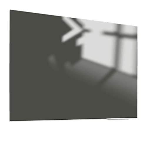 Whiteboard Glas Elegance Grau Magnetisch 60x120 cm | Sam Creative Whiteboard | Design Whiteboard aus Glas | 3D-Effekt Design Whiteboard von Sam Creative