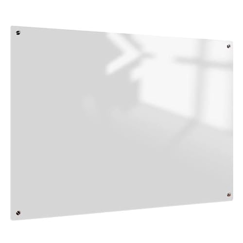 Sam Creative Whiteboard Glas Solid Weiß Magnetisch 90x120 cm | Design Whiteboard aus Glas von Sam Creative