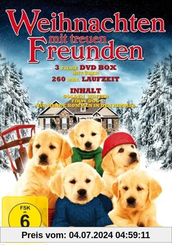 Weihnachten mit treuen Freunden - 3 Filme DVD-Box (Golden Winter - First Dog - Nur Hunde kommen in den Himmel) von Sam Mendoti