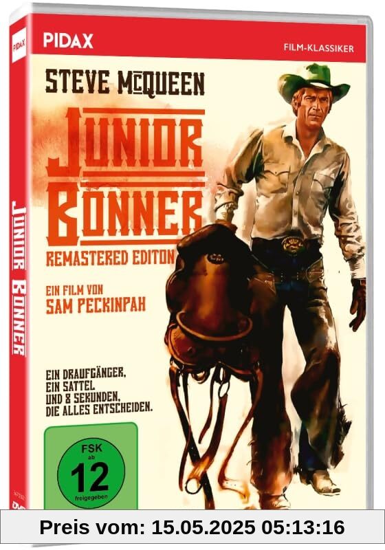 Junior Bonner - Remastered Edition / Steve McQueen im Rodeo Abenteuer - Ein spannendes Western Drama von Sam Peckinpah (Pidax Film-Klassiker) [DVD] von Sam Peckinpah