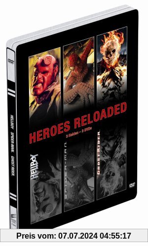 Heroes Reloaded: Spider-Man / Hellboy / Ghost Rider (Steelbook) [3 DVDs] von Sam Raimi