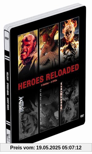 Heroes Reloaded: Spider-Man / Hellboy / Ghost Rider (Steelbook) [3 DVDs] von Sam Raimi