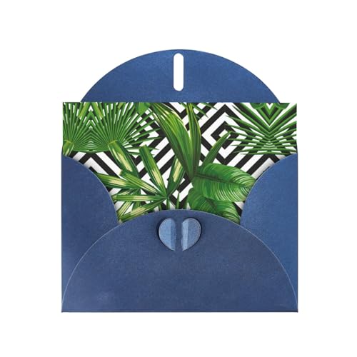 Blaue, elegante grüne Palmenblätter, tropischer Pflanzendruck, Grußkarte mit Umschlägen, perfekt für Geburtstag, Hochzeit, Valentinstag und mehr Blaue, elegante grüne Palmenblätter, tropischer Pflanzendruck, Grußkarte mit Umschlägen, perfekt für Geburtstag, Hochzeit, Valentinstag und mehr von SamLng