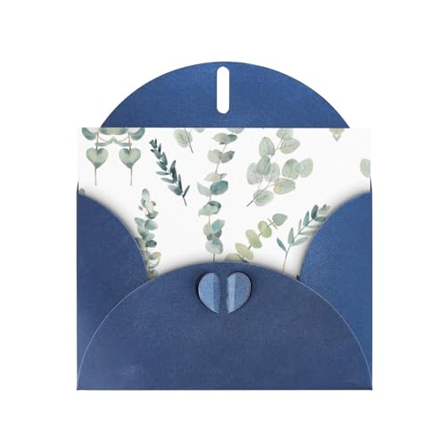 Blaue elegante Eukalyptusblätter Druck Grußkarte mit Umschlägen - Perfekt für Geburtstag, Hochzeit, Valentinstag und mehr Blaue elegante Eukalyptusblätter Druck Grußkarte mit Umschlägen - Perfekt für Geburtstag, Hochzeit, Valentinstag und mehr von SamLng