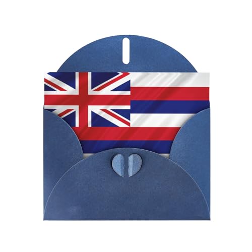 Blaue elegante Flagge von Hawaii Amerikanischer Druck Grußkarte mit Umschlägen - Perfekt für Geburtstag, Hochzeit, Valentinstag und mehr Blaue elegante Flagge von Hawaii Amerikanischer Druck Grußkarte mit Umschlägen - Perfekt für Geburtstag, Hochzeit, Valentinstag und mehr von SamLng