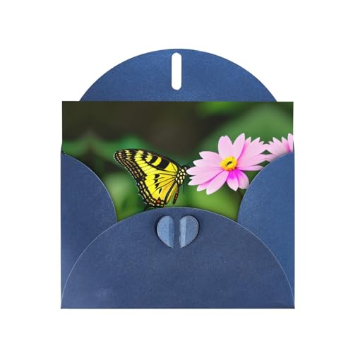 Blaue elegante Frühlingsblumen-Schmetterlings-Druck-Grußkarte mit Umschlägen - perfekt für Geburtstag, Hochzeit, Valentinstag und mehr Blaue elegante Frühlingsblumen-Schmetterlings-Druck-Grußkarte mit Umschlägen - perfekt für Geburtstag, Hochzeit, Valentinstag und mehr von SamLng