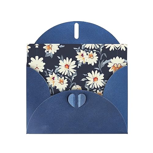 Blaue elegante Gänseblümchen-Druck-Grußkarte mit Umschlägen, perfekt für Geburtstag, Hochzeit, Valentinstag und mehr Blaue elegante Gänseblümchen-Druck-Grußkarte mit Umschlägen, perfekt für Geburtstag, Hochzeit, Valentinstag und mehr von SamLng