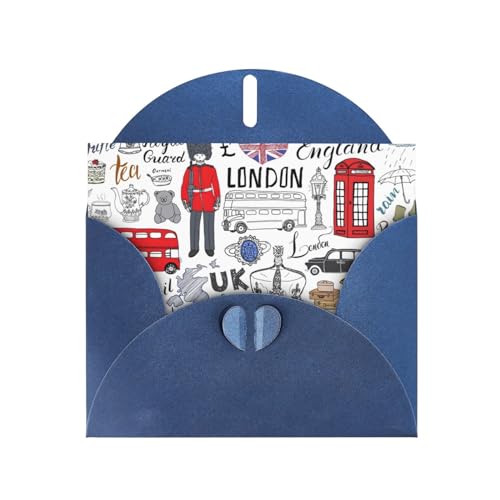 Blaue elegante Grußkarte mit Aufschrift "I Love London", mit Umschlägen, perfekt für Geburtstag, Hochzeit, Valentinstag und mehr Blaue elegante Grußkarte mit Aufschrift "I Love London", mit Umschlägen, perfekt für Geburtstag, Hochzeit, Valentinstag und mehr von SamLng