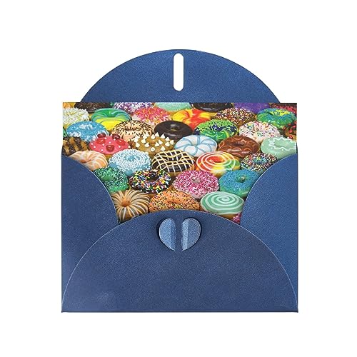 Blaue elegante Grußkarte mit Donut-Druck und Umschlägen - perfekt für Geburtstag, Hochzeit, Valentinstag und mehr Blaue elegante Grußkarte mit Donut-Druck und Umschlägen - perfekt für Geburtstag, Hochzeit, Valentinstag und mehr von SamLng