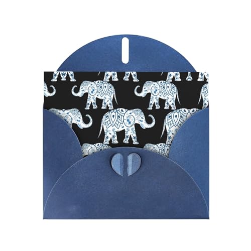 Blaue elegante Grußkarte mit Elefantenaufdruck, mit Umschlägen, perfekt für Geburtstag, Hochzeit, Valentinstag und mehr Blaue elegante Grußkarte mit Elefantenaufdruck, mit Umschlägen, perfekt für Geburtstag, Hochzeit, Valentinstag und mehr von SamLng