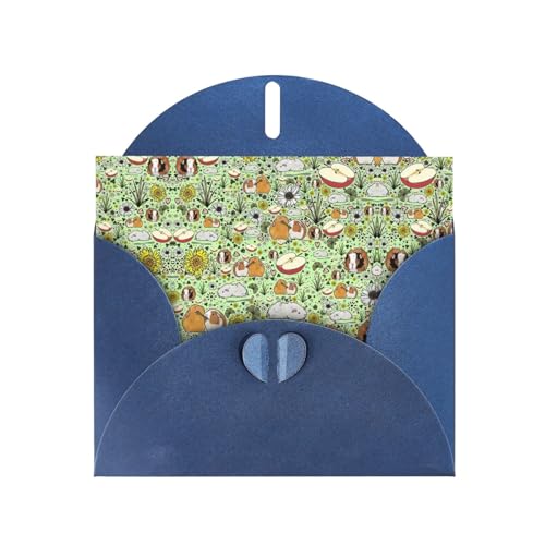 Blaue elegante Grußkarte mit Meerschweinchen-Druck, mit Umschlägen, perfekt für Geburtstag, Hochzeit, Valentinstag und mehr Blaue elegante Grußkarte mit Meerschweinchen-Druck, mit Umschlägen, perfekt für Geburtstag, Hochzeit, Valentinstag und mehr von SamLng