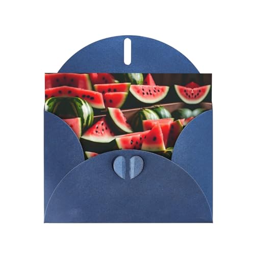 Blaue elegante Grußkarte mit Wassermelonen-Motiv und frischem Obst mit Umschlägen, perfekt für Geburtstag, Hochzeit, Valentinstag und mehr Blaue elegante Grußkarte mit Wassermelonen-Motiv und frischem Obst mit Umschlägen, perfekt für Geburtstag, Hochzeit, Valentinstag und mehr von SamLng