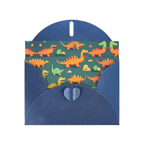 Blaue elegante Grußkarte mit vielen kleinen Dinosaurier-Drucken, mit Umschlägen, perfekt für Geburtstag, Hochzeit, Valentinstag und mehr Blaue elegante Grußkarte mit vielen kleinen Dinosaurier-Drucken, mit Umschlägen, perfekt für Geburtstag, Hochzeit, Valentinstag und mehr von SamLng