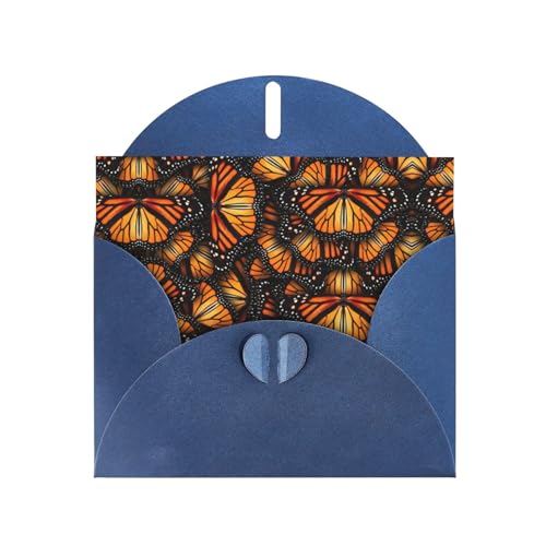 Blaue elegante Haufen von orangefarbenen Monarch-Schmetterlingen Druck Grußkarte mit Umschlägen - perfekt für Geburtstag, Hochzeit, Valentinstag und mehr Blaue elegante Haufen von orangefarbenen Monarch-Schmetterlingen Druck Grußkarte mit Umschlägen - perfekt für Geburtstag, Hochzeit, Valentinstag und mehr von SamLng