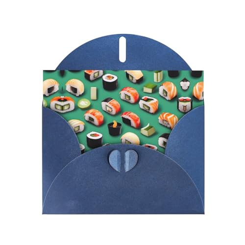 Blaue elegante Sushi-Lebensmittel-Druck-Grußkarte mit Umschlägen - perfekt für Geburtstag, Hochzeit, Valentinstag und mehr Blaue elegante Sushi-Lebensmittel-Druck-Grußkarte mit Umschlägen - perfekt für Geburtstag, Hochzeit, Valentinstag und mehr von SamLng