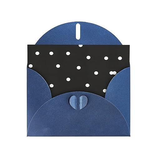 Blaue elegante gepunktete schwarz-weiße Grußkarte mit Umschlägen, perfekt für Geburtstag, Hochzeit, Valentinstag und mehr Blaue elegante gepunktete schwarz-weiße Grußkarte mit Umschlägen, perfekt für Geburtstag, Hochzeit, Valentinstag und mehr von SamLng
