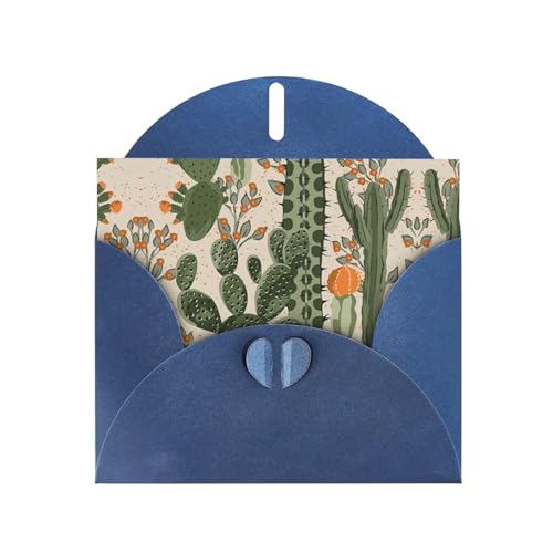 Blaue elegante grüne Kaktus-Druck-Grußkarte mit Umschlägen - perfekt für Geburtstag, Hochzeit, Valentinstag und mehr Blaue elegante grüne Kaktus-Druck-Grußkarte mit Umschlägen - perfekt für Geburtstag, Hochzeit, Valentinstag und mehr von SamLng
