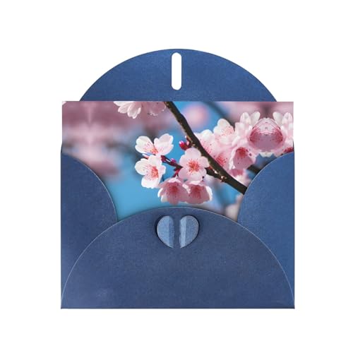 Blaue elegante rosa Kirschblüten Druck Grußkarte mit Umschlägen - perfekt für Geburtstag, Hochzeit, Valentinstag und mehr Blaue elegante rosa Kirschblüten Druck Grußkarte mit Umschlägen - perfekt für Geburtstag, Hochzeit, Valentinstag und mehr von SamLng