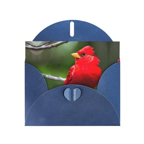 Blaue elegante schöne rote Vögel Druck Grußkarte mit Umschlägen - perfekt für Geburtstag, Hochzeit, Valentinstag und mehr Blaue elegante schöne rote Vögel Druck Grußkarte mit Umschlägen - perfekt für Geburtstag, Hochzeit, Valentinstag und mehr von SamLng