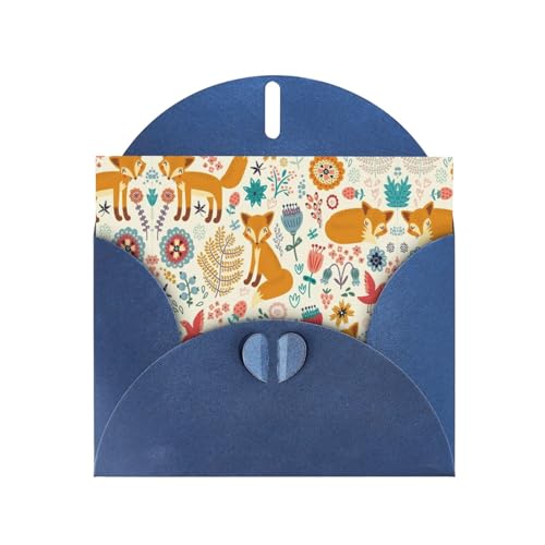 Blaue elegante süße Blumen-Tiermuster-Druck-Grußkarte mit Umschlägen, perfekt für Geburtstag, Hochzeit, Valentinstag und mehr Blaue elegante süße Blumen-Tiermuster-Druck-Grußkarte mit Umschlägen, perfekt für Geburtstag, Hochzeit, Valentinstag und mehr von SamLng