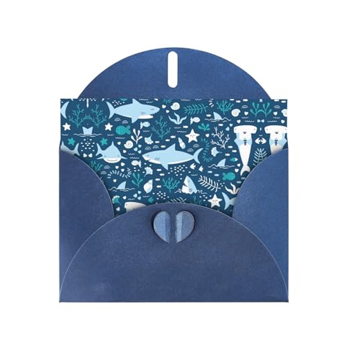 Blaue elegante süße blaue Fisch-Druck-Grußkarte mit Umschlägen, perfekt für Geburtstag, Hochzeit, Valentinstag und mehr Blaue elegante süße blaue Fisch-Druck-Grußkarte mit Umschlägen, perfekt für Geburtstag, Hochzeit, Valentinstag und mehr von SamLng