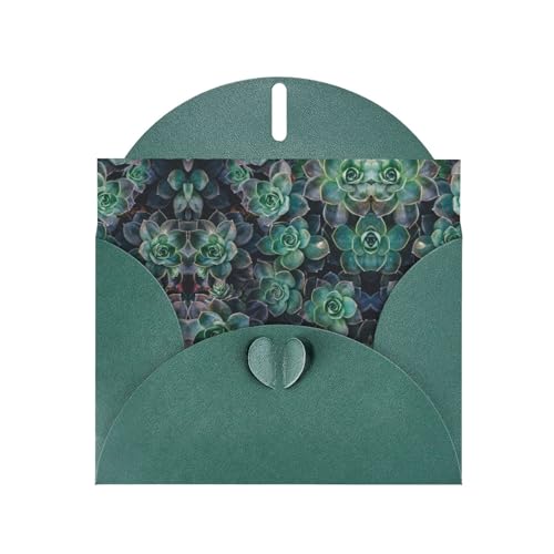 Dunkelgrüne, elegante grüne Sukkulenten-Druck-Grußkarte mit Umschlägen, perfekt für Geburtstag, Hochzeit, Valentinstag und mehr Dunkelgrüne, elegante grüne Sukkulenten-Druck-Grußkarte mit Umschlägen, perfekt für Geburtstag, Hochzeit, Valentinstag und mehr von SamLng